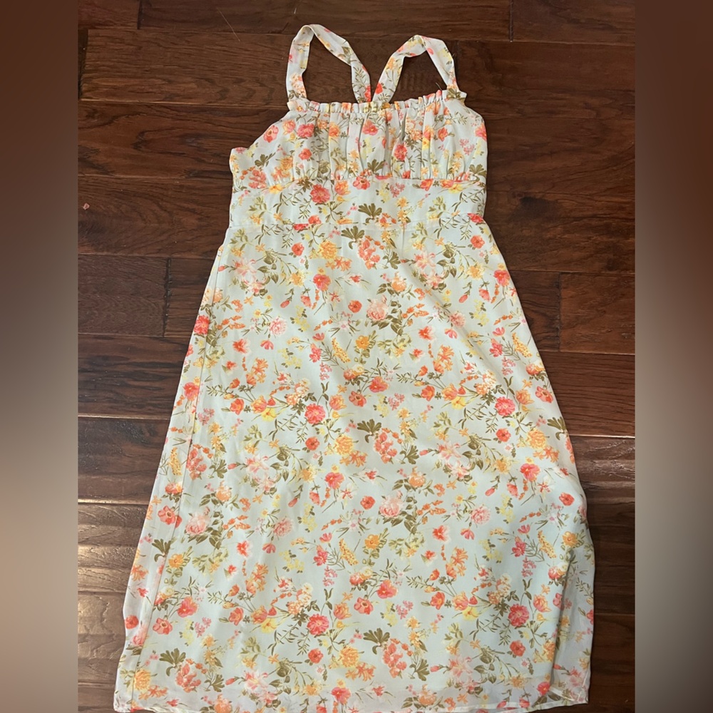 Forever 21 floral midi